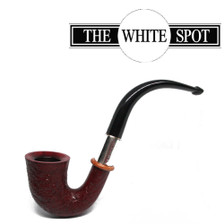 Alfred Dunhill - Ruby Bark - Calabash - Silver Band - White Spot