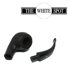 Alfred Dunhill - Shell Briar - 2 113 - Group 2 - Bent Apple - White Spot pipe