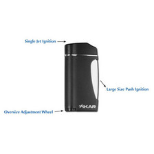 Xikar - Executive II Single Jet Flame Lighter - Blue