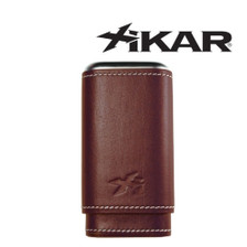 Xikar - Envoy Triple Cigar Case - Brown / Cognac