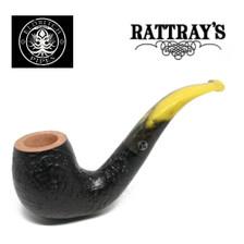 Rattrays - Fudge -  20 Sandblast Black - 9mm Filter Pipe