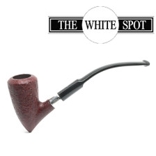 Alfred Dunhill - Ruby Bark - Group 4 - Pick Axe - White Spot - Silver Band