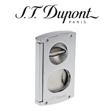 S.T. Dupont - Double Blade S & V Cigar Cutter - Chrome