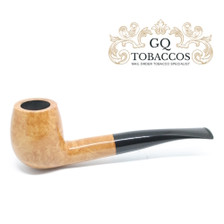GQ Tobaccos - Virgin Briar - Semi Bent Billiard Pipe