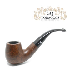 GQ Tobaccos - Mocha Briar - Matt Bent Billiard - 9mm Filter Pipe