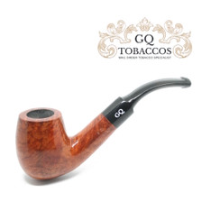 GQ Tobaccos - Cinammon Briar -  Bent Billiard - 9mm Filter Pipe