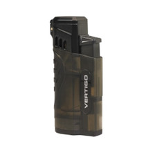 Vertigo - Stinger - Quadruple Jet Lighter with Cigar Punch Charcoal