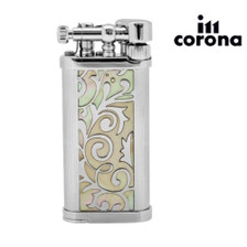 IM Corona - Old Boy White Mother Of Pearl Pipe Lighter (64-6891)