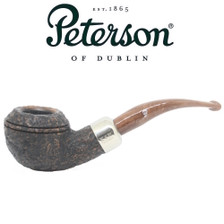 Peterson - Derry Rustic 999 - 9mm Filter Bent Bulldog Pipe