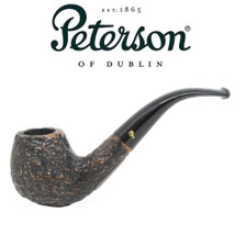 Peterson - Aran Rustic 68 - Bent Billiard Fishtail Mouthpiece Pipe