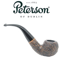 Peterson - Aran Rustic 03 - Bent Apple Fishtail Mouthpiece Pipe