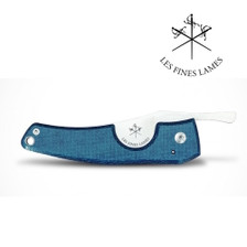 Les Fines Lames - Le Petit - The Cigar Pocket Knife - Blue Micarta