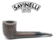 Savinelli -  Free Rusticated Black - 01 Pipe - 6mm Filter