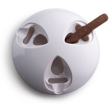 Cigar Oasis - Ash Stay  Ashtray - White