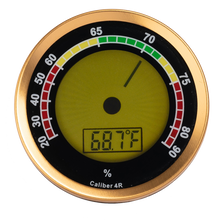 Cigar Oasis - Caliber 4R Gold - Digital  Hygrometer