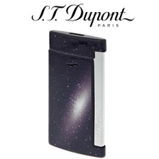 S.T. Dupont - Slim 7 - Space Blue - Flat Jet Flame