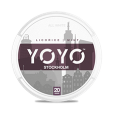 YoYo - Stockholm (Liquorice & Mint)  - Tobacco Free Chew Bags - 20mg