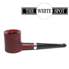 Alfred Dunhill - Ruby Bark - 4  122 - Group 4 -- Poker - White Spot - Silver Band