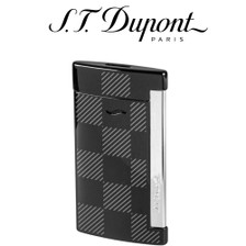 ST Dupont - Slim 7 Flat Flame Lighter - Black Checked