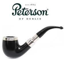 Peterson - Ebony Spigot Silver Cap 69 - Fishtail Pipe