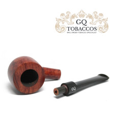 GQ Tobaccos - Tawny Briar - Straight Pot Pipe - Saddle Stem