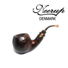 Neerup - Classic Series -  Gr 2 Bent Apple Pipe (Sandblast)  9mm