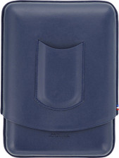 ST Dupont Atelier 5 Cigar Case -Leather - for 5 Cigars - Blue