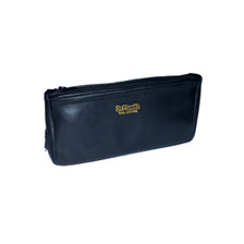 Dr Plumb - Single Pipe Zip Combination Pouch - (Black Leather)