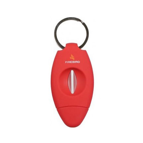 Firebird by Colibri - V Cut Cigar Cutter - Red - Keyring