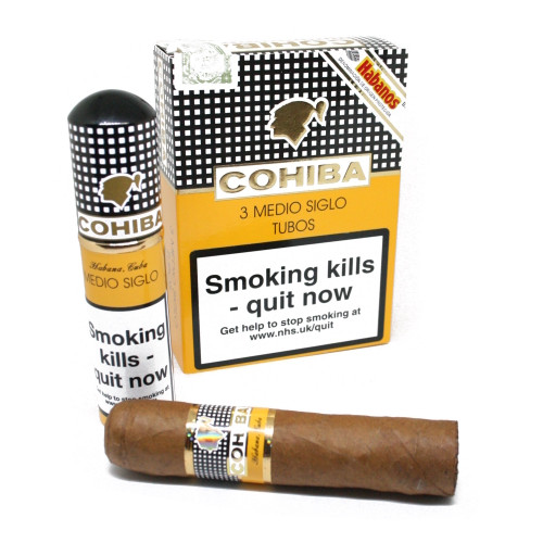 Cohiba - Medio Siglo - Tubed Cigars - Pack of 3