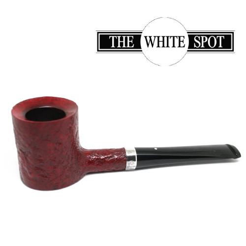 Alfred Dunhill - Ruby Bark - 4 122 - Group 4 - Poker - White Spot - Silver Band
