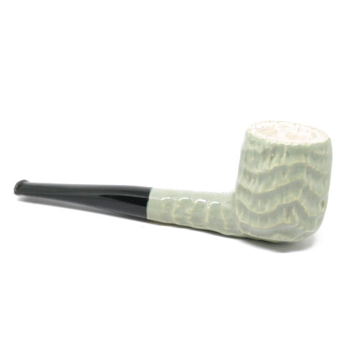 Bewdley English Made Clay Pipe - Kestrel - Green & Black