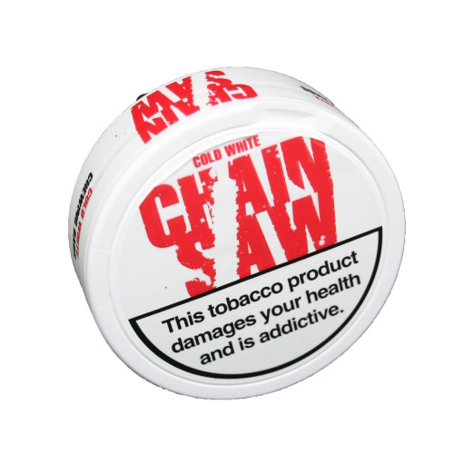 V2 - Chainsaw Cold White - Chew Tobacco Bags - 13.5g (Extra Strong)
