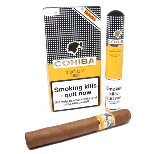 Cohiba - Siglo VI(Tubed) - Pack of 3 Cigars