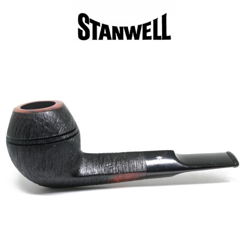 Stanwell - Brushed Black - 32 - Straight Bulldog