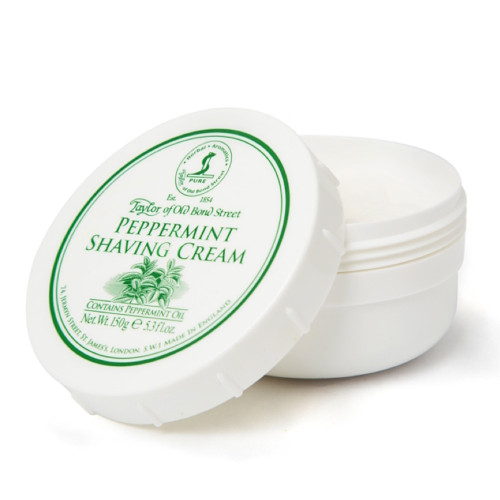 Taylor of Old Bond Street - Peppermint Shaving Cream Tub - 150g