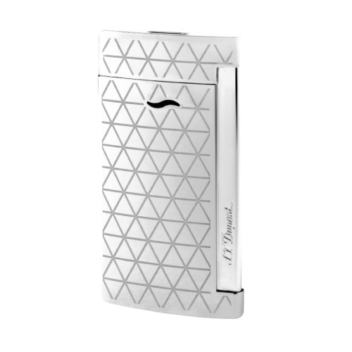 S.T. Dupont - Slim 7 - Chrome Fire Head Pattern