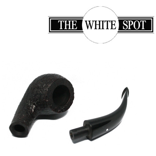 Alfred Dunhill - Shell Briar - 2 113 - Group 2 - Bent Apple - White Spot pipe