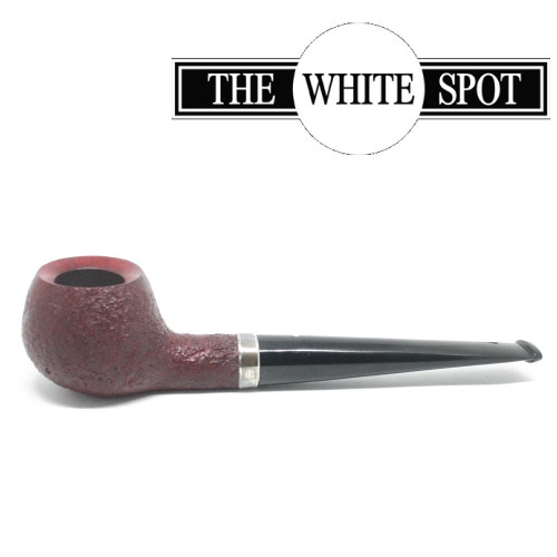 Alfred Dunhill - Ruby Bark - 4 107F - Group 4 - Prince - White Spot - 9mm Filter