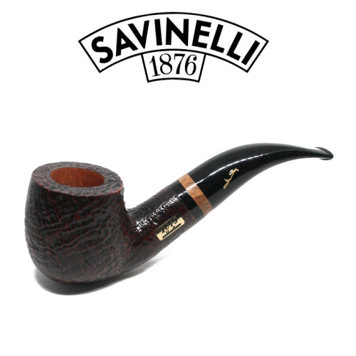 Savinelli - Collection Sandblast Black 2019 - P110C - 6mm