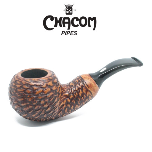 Chacom - Reverse Calabash  - Rustic  Pipe