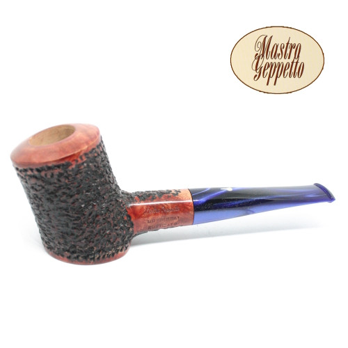 Mastro Geppetto - Rusticato -Poker  (Rustic) - 9mm Filter Pipe
