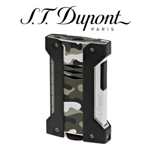 S.T. Dupont - Defi Extreme - Camo Grey - Single Jet Torch Lighter