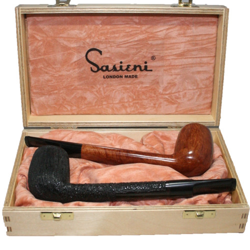 Sasieni - 4 Dot Special Edition - 2 Lovats in Wooden Display Box