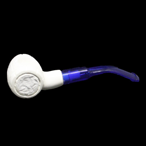 Mini Meerschaum  -Barrel   - Blue Stem Pipe