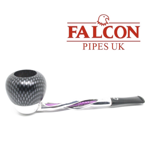 Falcon - Shillelagh (Polished/ Purple ) with Carbon Fibre Purple Apple Bowl