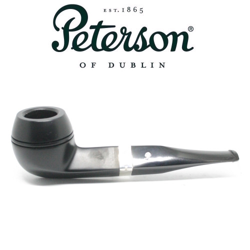 Peterson - 150  Cara - Sterling Silver Band - Fishtail Pipe