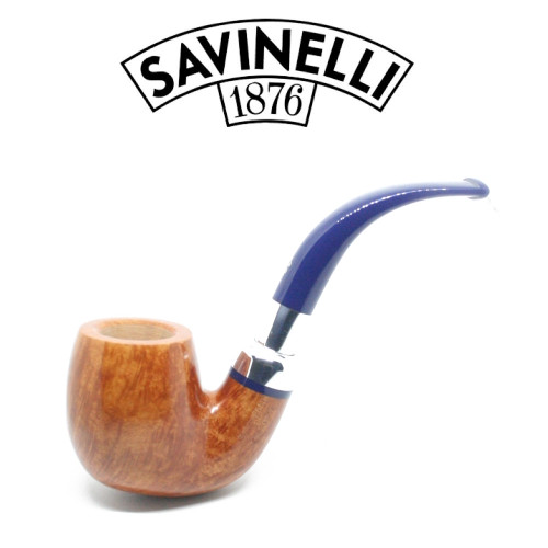 Savinelli - Eleganza 614 - Smooth Natural  - 9mm Filter Pipe