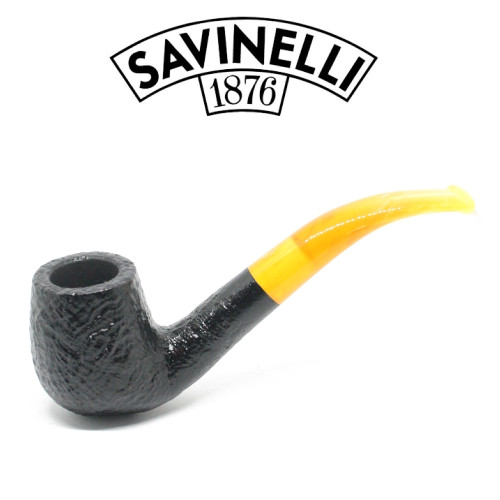 Savinelli - Cocktail 601 - Yellow Stem  - 9mm Filter Pipe