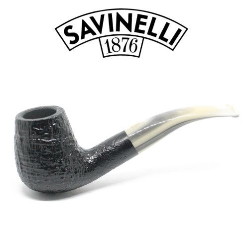 Savinelli - Cocktail 628 - Horn Style Stem  - 9mm Filter Pipe